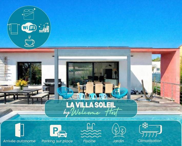 Villa pour 8 personnes, avec jardin ainsi que piscine et terrasse à Alès