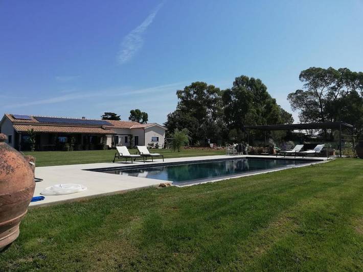 Villa per 8 persone, con Terrazza e Giardino nonché Piscina e Panorama a Capalbio