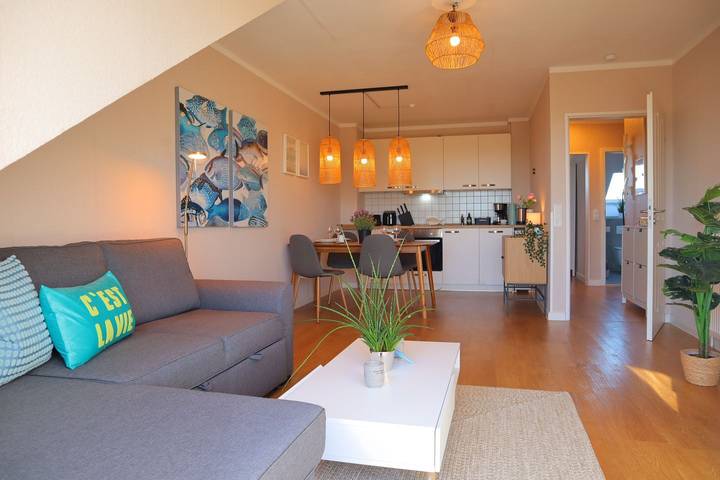 Ferienwohnung für 4 Personen, mit Balkon und Sauna