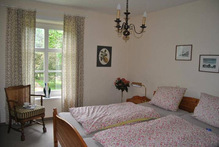 Ferienwohnung für 4 Personen, mit Terrasse und Garten sowie Ausblick in Gremersdorf