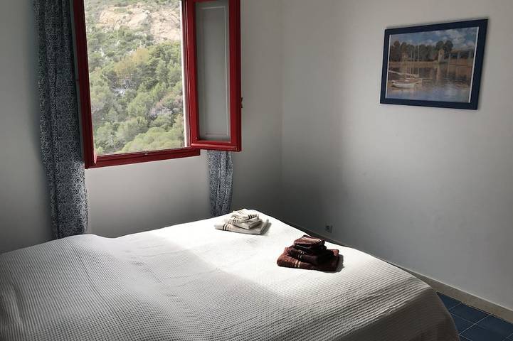 Gemütliches Haus mit traumhaftem Meerblick von jedem Zimmer, kostenloses WLAN in Spiaggia Colle della Palombaia, Campo nell'Elba
