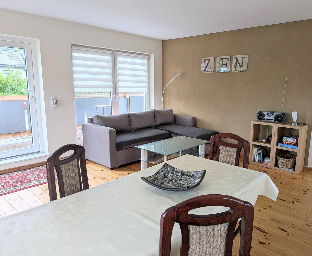 Ganze Wohnung, Apartment „Gartenblick“ mit privater Terrasse, Gemeinschaftsgarten und Wlan in Fuhlendorf, Vorpommern-Rügen