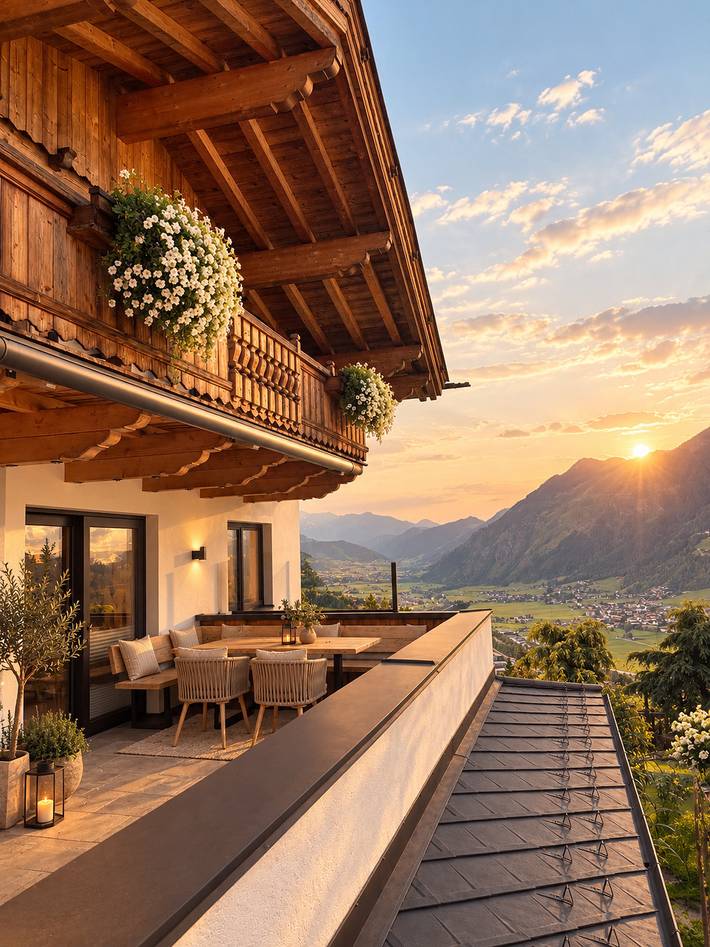 Ferienwohnung für 6 Personen, mit Terrasse und Garten in Aschau im Zillertal