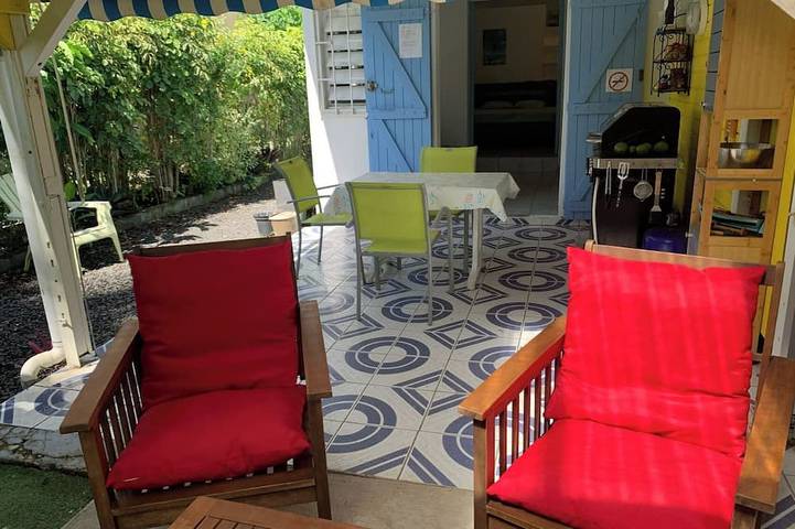 Maison de vacances pour 4 personnes, avec terrasse en Guadeloupe