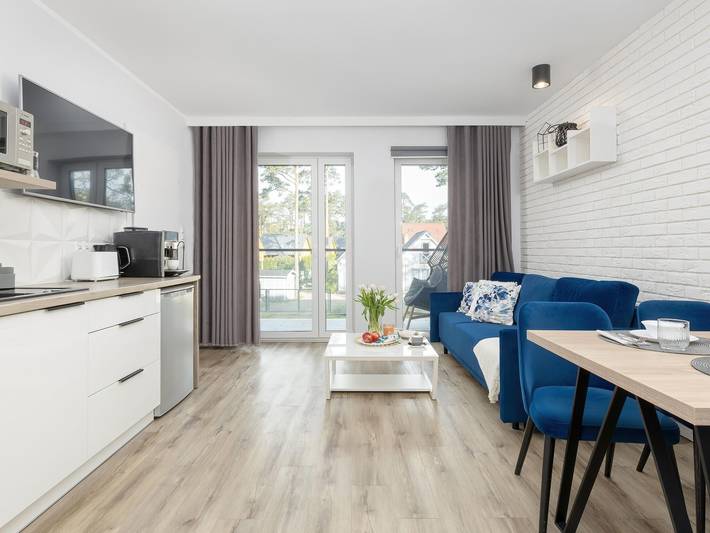 Ferienwohnung für 4 Personen, mit Pool und Balkon, mit Haustier in Pobierowo - 4