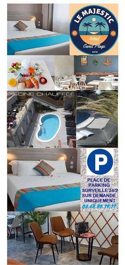 Hotel Le Majestic Canet plage in Canet-en-Roussillon, Côte d'Améthyste