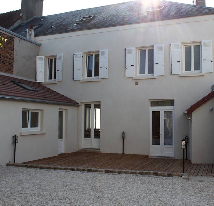 Gîte pour 15 personnes, avec terrasse à Boissy-sous-Saint-Yon