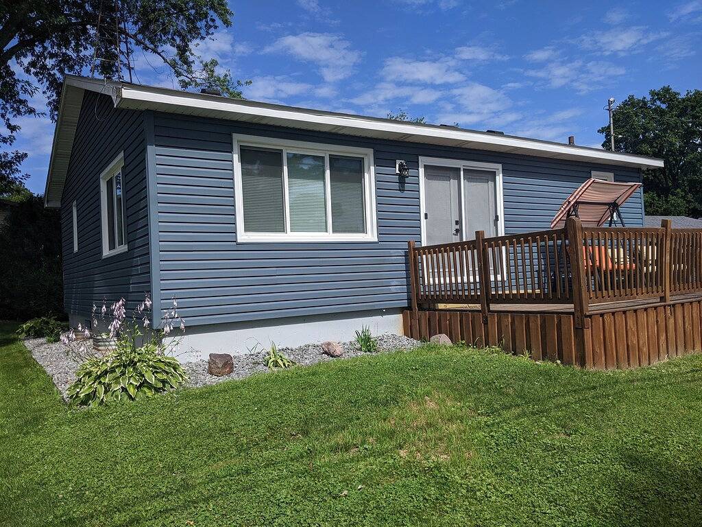 Updated home with lake views, across the street from Lake Wisc! in Village of Merrimac, Sauk County