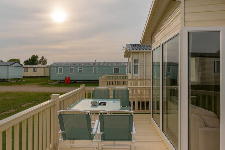 Chalet for 8 people, with terrace and garden in Ingoldmells