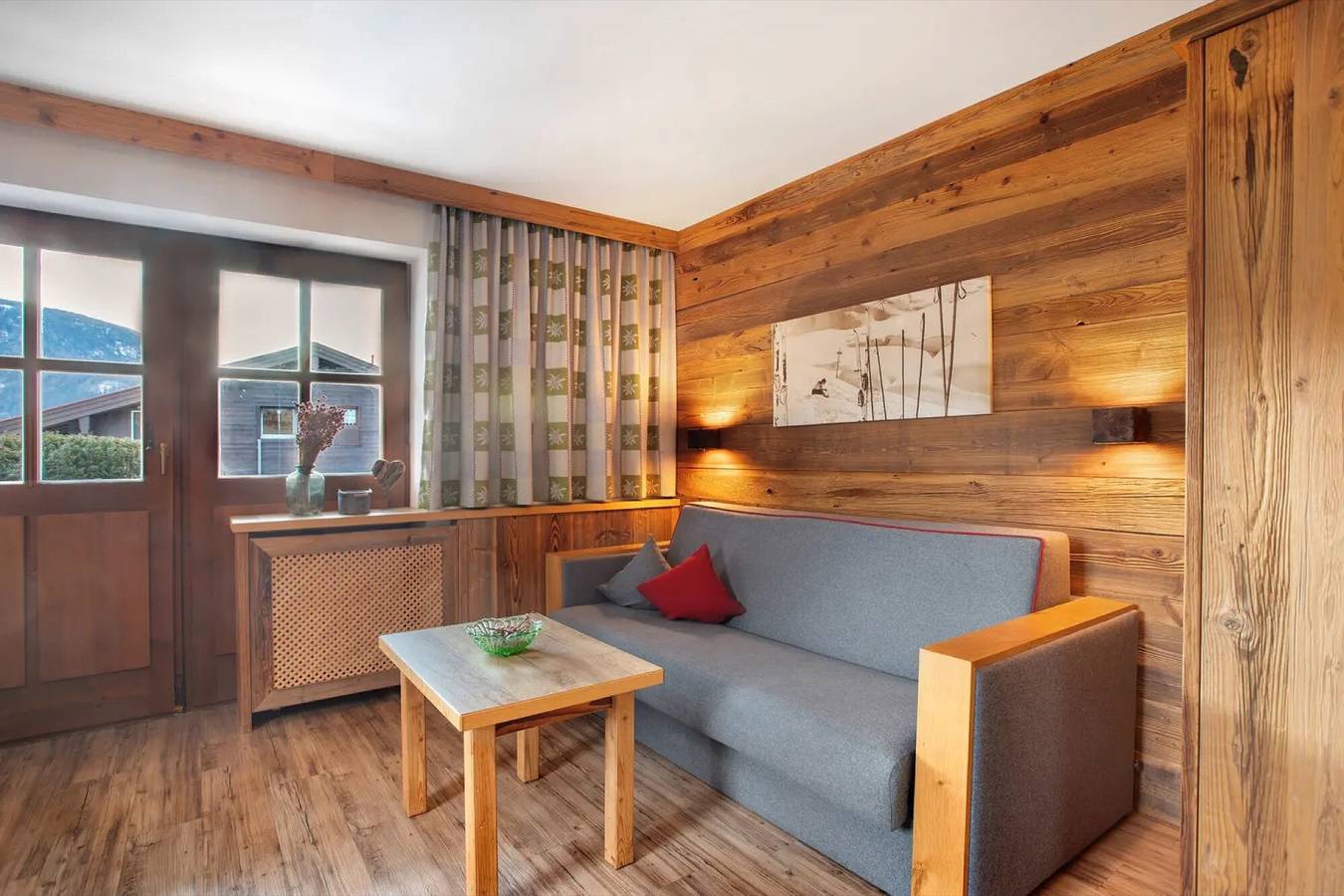 Ganze Wohnung, Ferienwohnung 'Panorama - Appartement 1' mit Bergblick, privater Terrasse und geteilter Sauna in Reit im Winkl, Bayerische Alpen