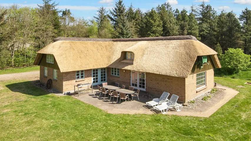 Ferieudlejning for 15 personer, med jacuzzi og terrasse, husdyr tilladt i Husby