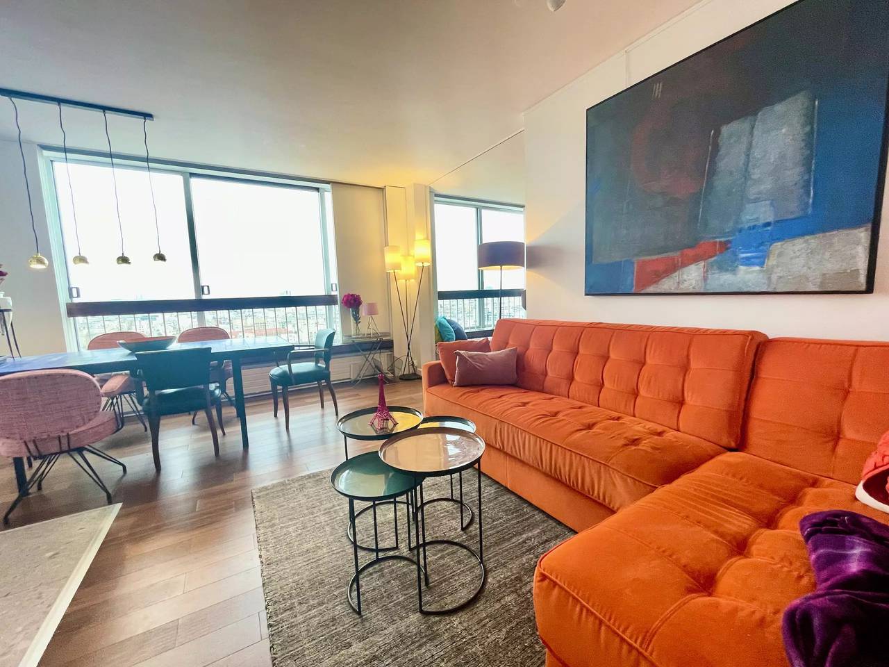 Entire apartment, Panoramic view New design near Eiffel Tower in Eiffel Tower, Paris