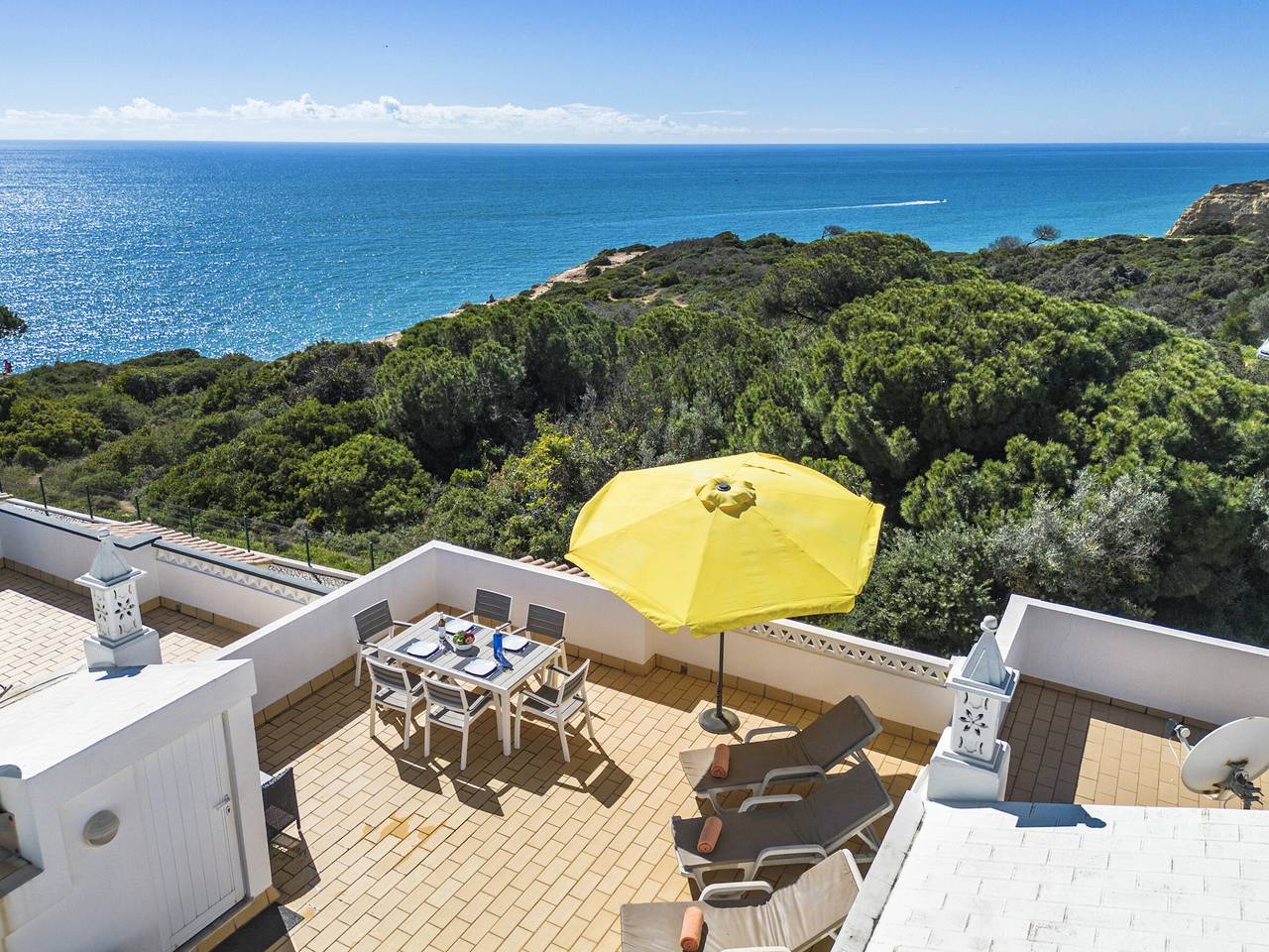 Modern house with sea view - 6 guests in Lagoa, Faro District