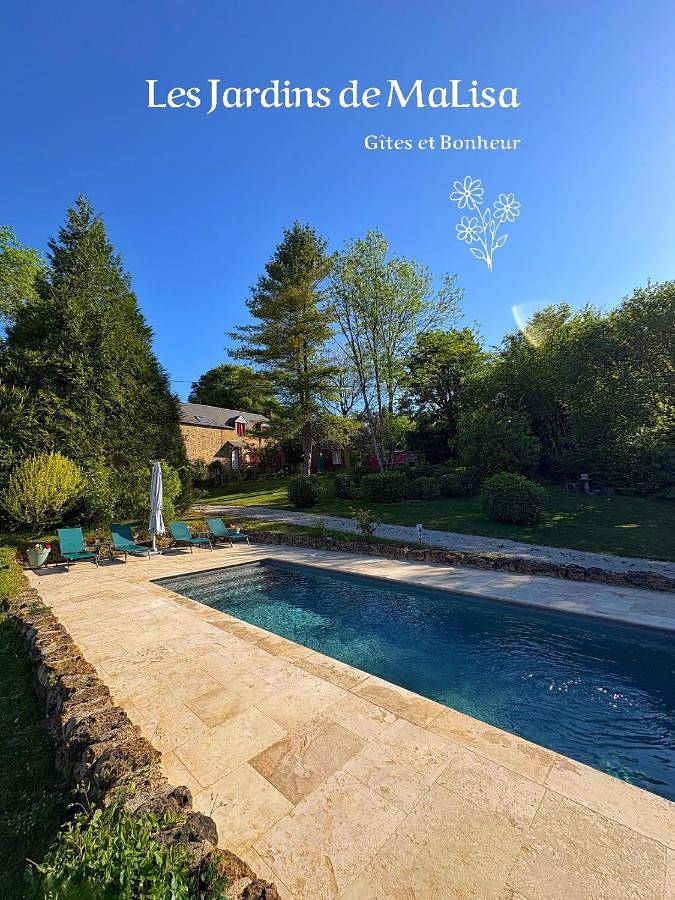 Maison d’hôte pour 2 personnes, avec Terrasse et Jardin ainsi que Piscine et Vue