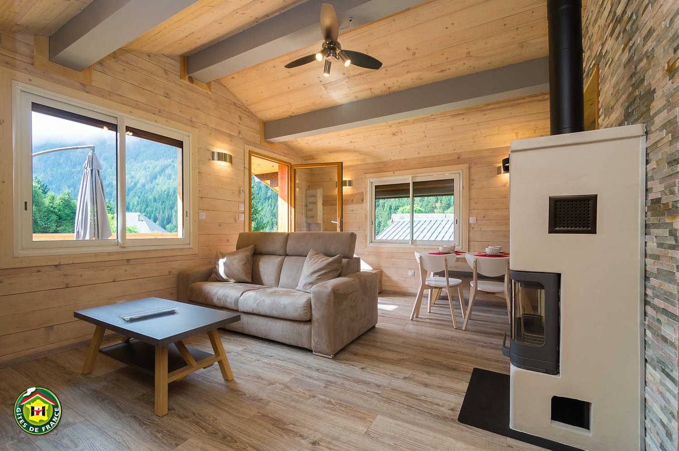 Casa de huéspedes para 4 personas con terraza in Valjouffrey, Parque Nacional de los Ecrins