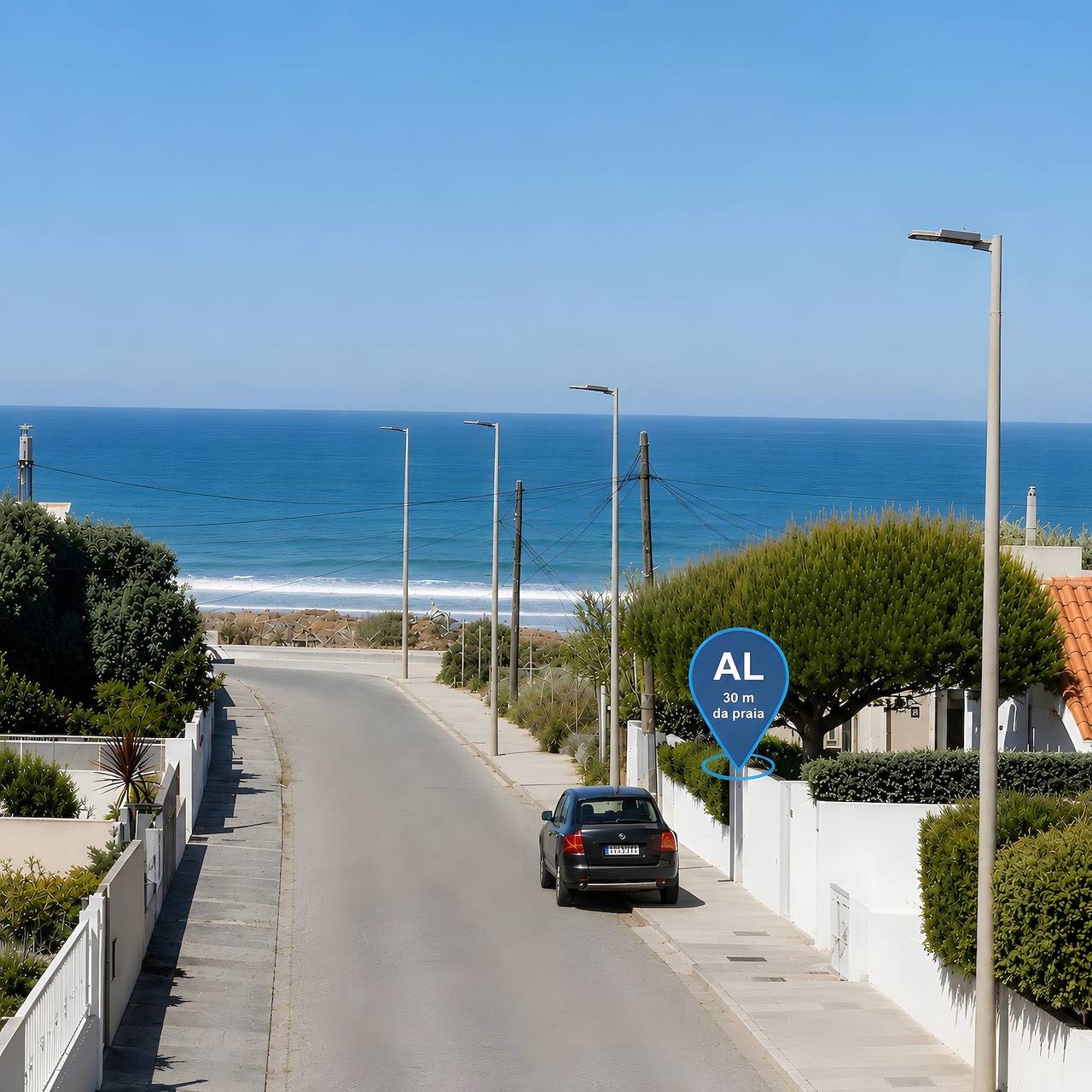 30 m zum Strand von Mindelo – Ocean House in Vila Chã, Porto Distrikt