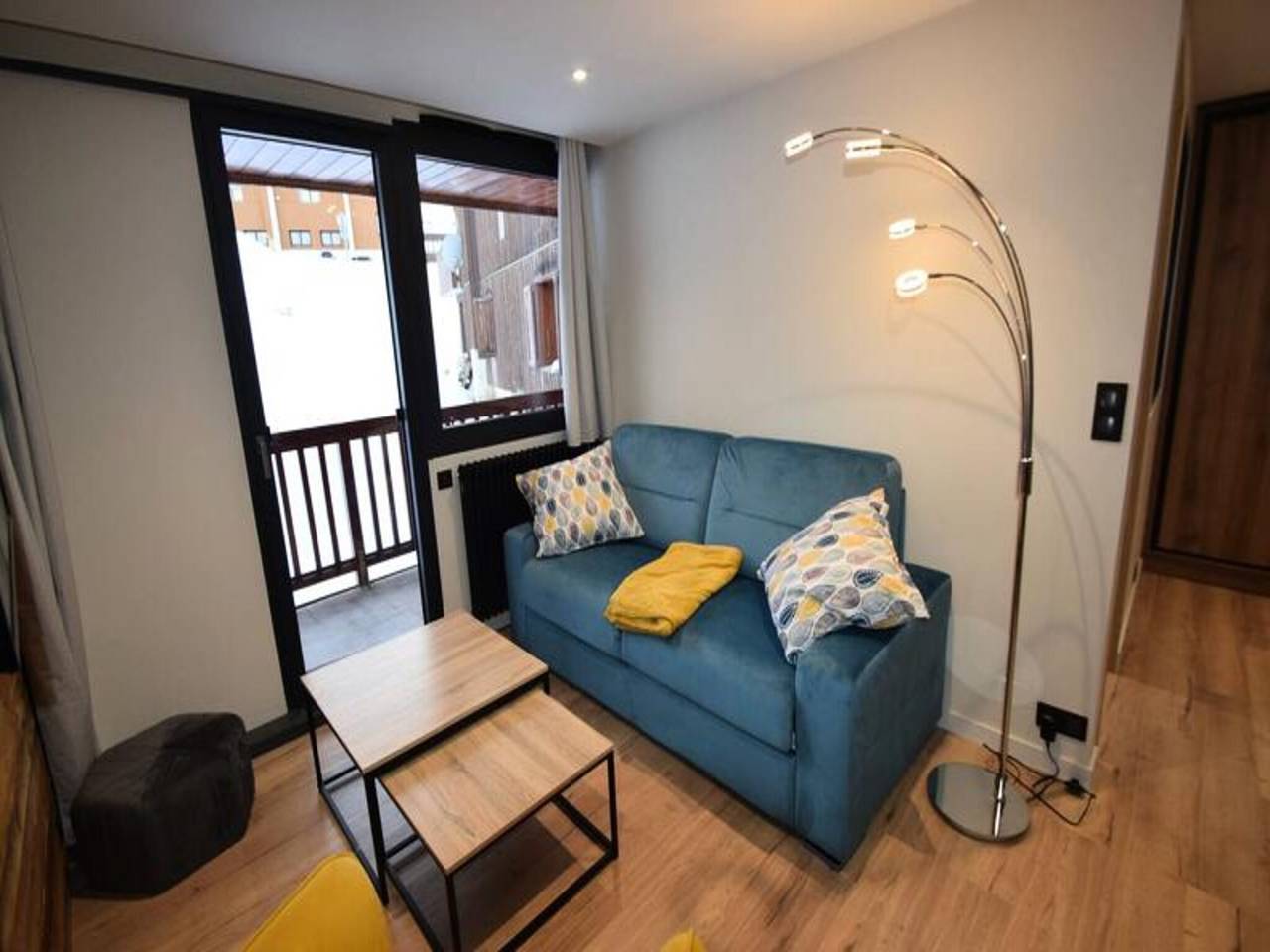 Apartamento entero, 2 habitaciones para 4 personas - Les Arolles - Centro Plagne - Wifi in Plagne Centre, La Plagne-Tarentaise