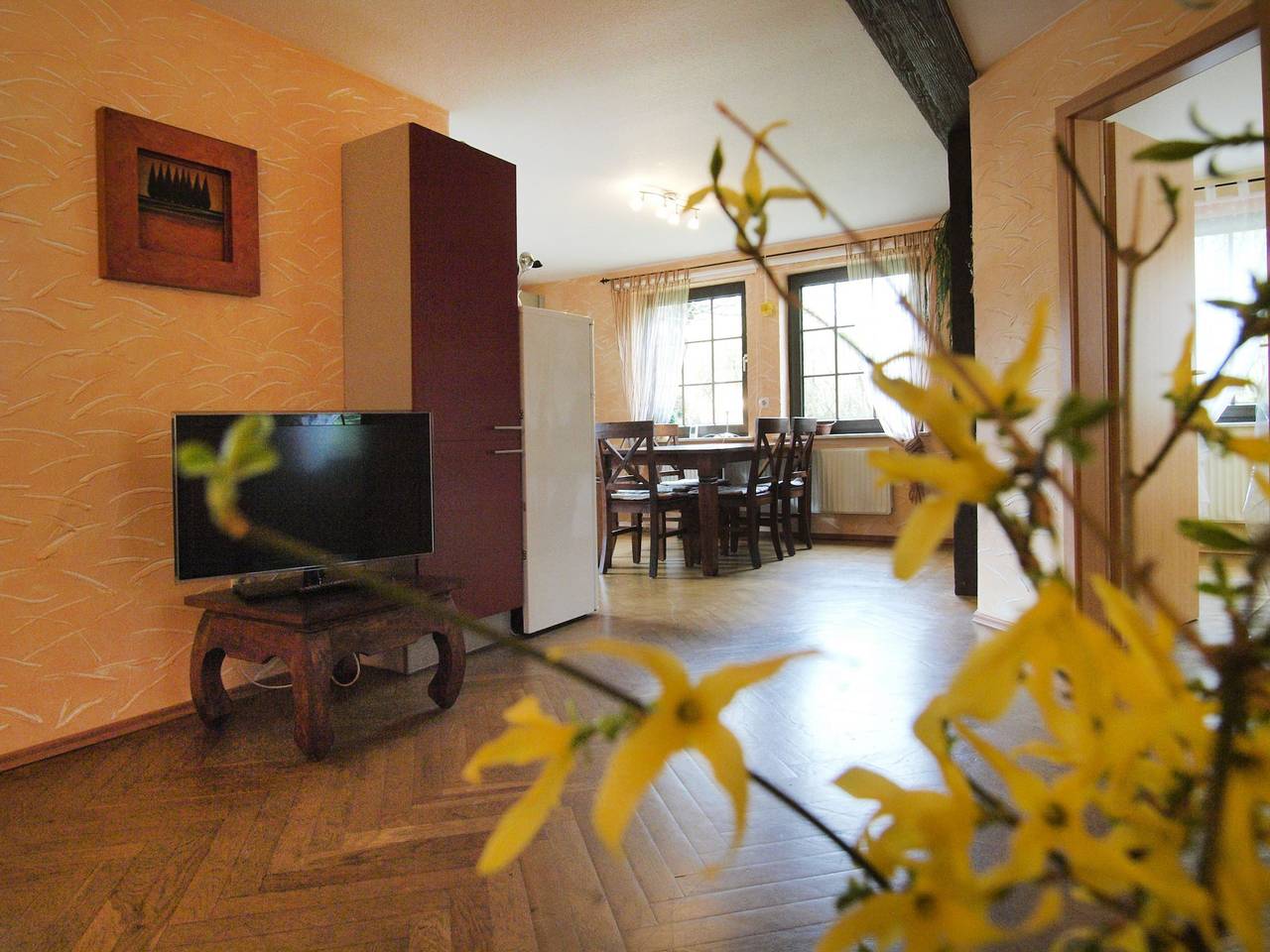 Ganze Wohnung, Ferienwohnung 'Müritz, 80qm' mit Gemeinschaftsterrasse, Gemeinschaftsgarten und Wi-Fi in Malchin, Kummerower See