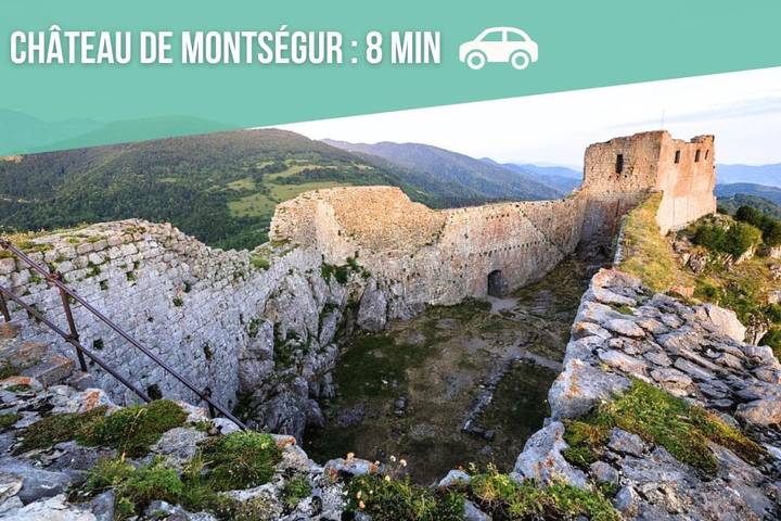 Gîte pour 3 personnes, avec vue et jardin à Fougax-et-Barrineuf - 4