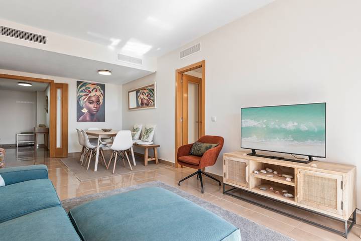Ferienwohnung für 4 Personen, mit Meerblick und Balkon sowie Terrasse und Kinderpool in Estepona - 4