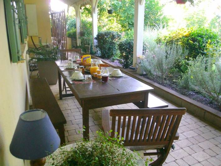 Chambre d’hôte pour 4 personnes, avec jardin
