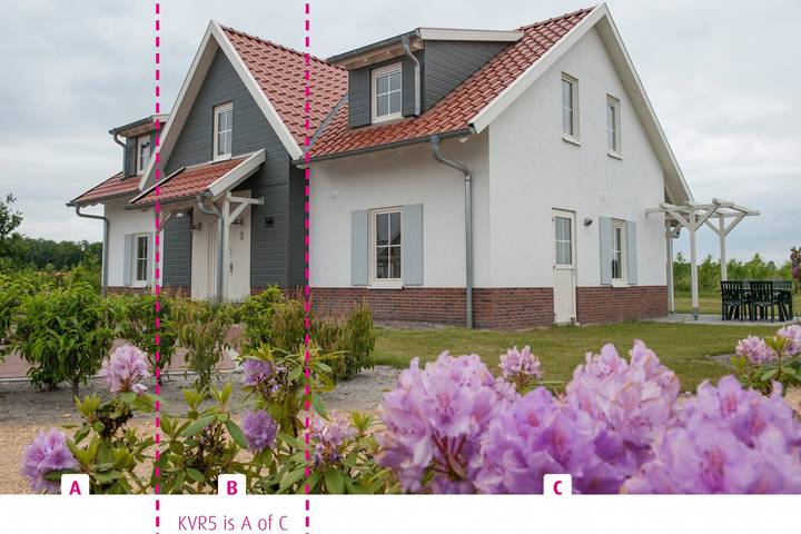 Bungalow für 5 Personen, mit Terrasse und Sauna sowie Garten - 1