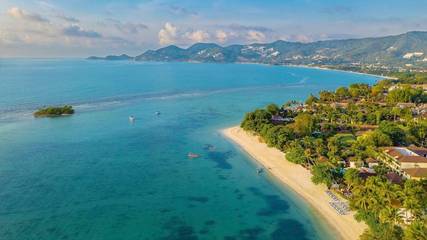 Station pour 2 personnes, avec piscine ainsi que vue et jardin à Chaweng Beach