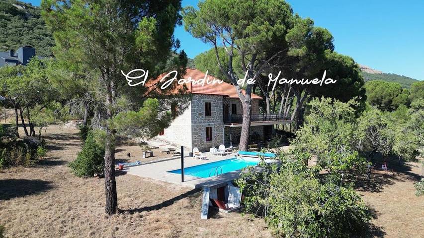 Apartamento para 9 personas, con Terraza y Jardín además de Piscina y Vistas en Collado Mediano