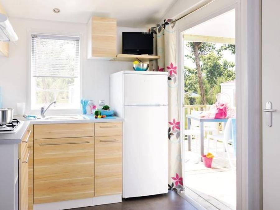 Flower Camping Saint Lambert - Mobilheim 6 personen - Komfort 35m² 3 Zimmer in Millau, Parc naturel régional des Grands Causses