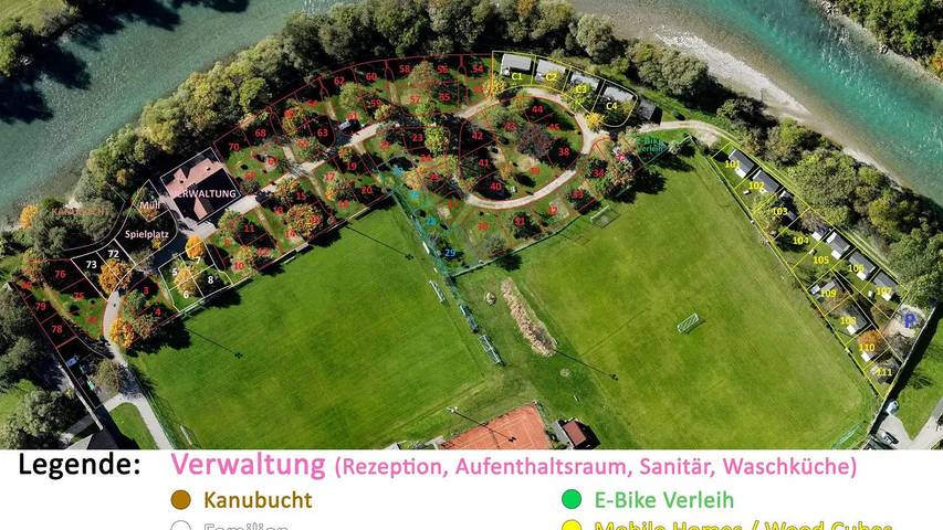 Camping für 6 Personen, mit Garten und Pool sowie Terrasse, mit Haustier in Österreich