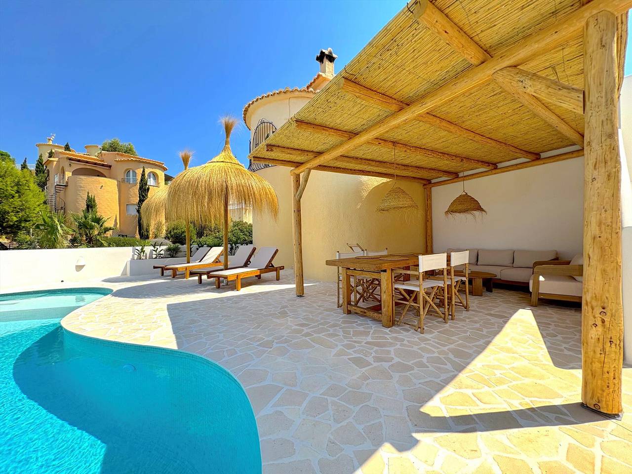 Villa con piscina privada y aire acondicionado para 4 personas en Benitachell in Benitachell, Costa Blanca