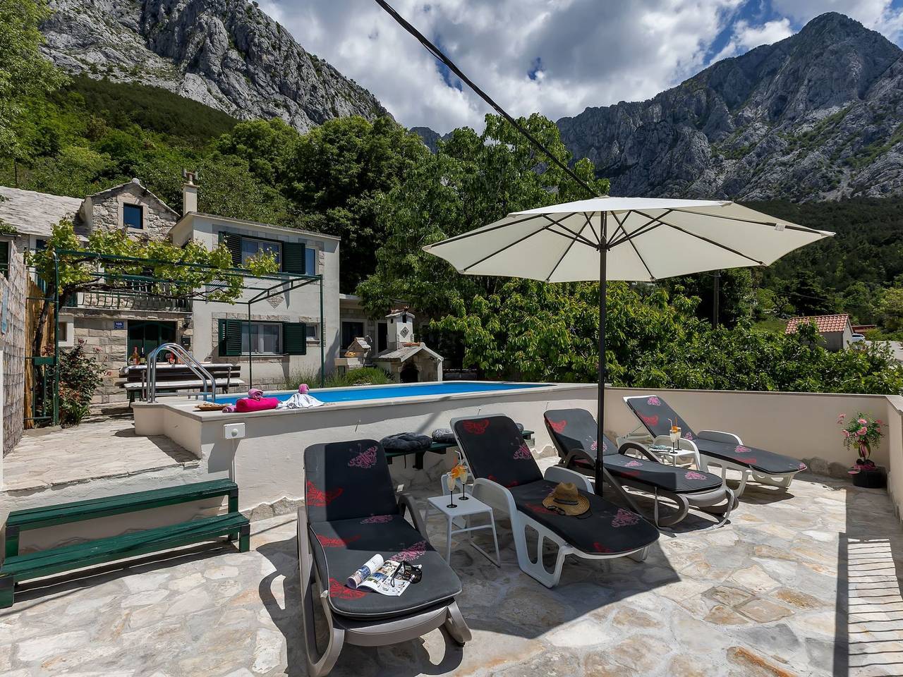 Marta Bast in Baska Voda, Makarska Riviera