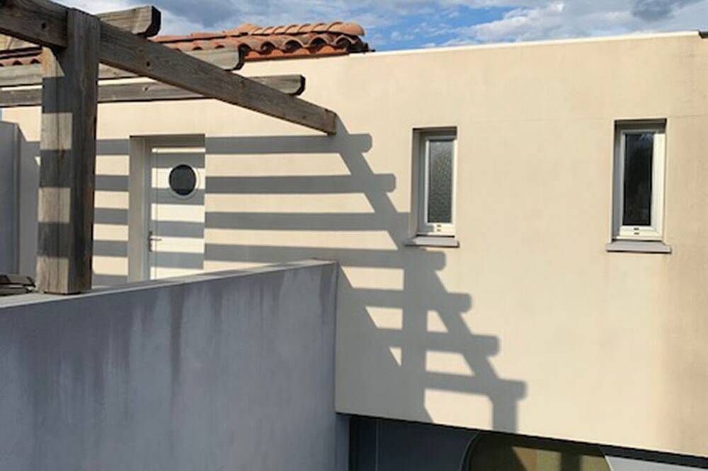 Villa for 2 people, with 1 master bedroom, sea view. in Fitou, Mittelmeerküste (Frankreich)