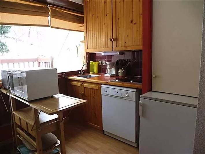 Ganzes Studio, Studio-Kabine mit Terrasse in Barèges, Nationalpark Pyrenäen