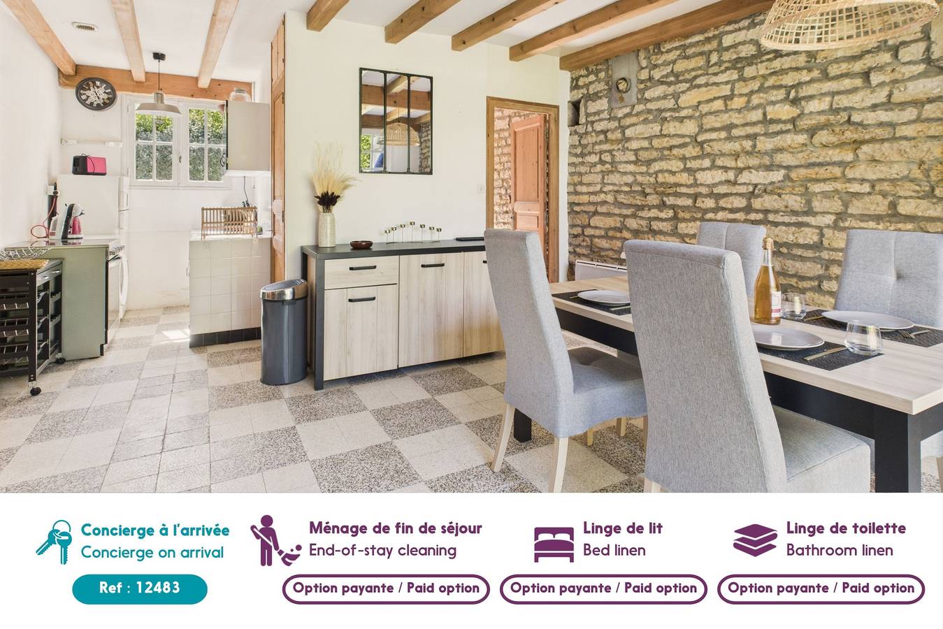 800 m vom Strand, Garten, Haus für 4 in Les Portes-en-Ré, Ile de Re