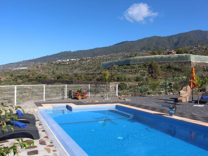 Finca für 5 Personen, mit Terrasse und Pool sowie Garten und Ausblick in Tijarafe - 3