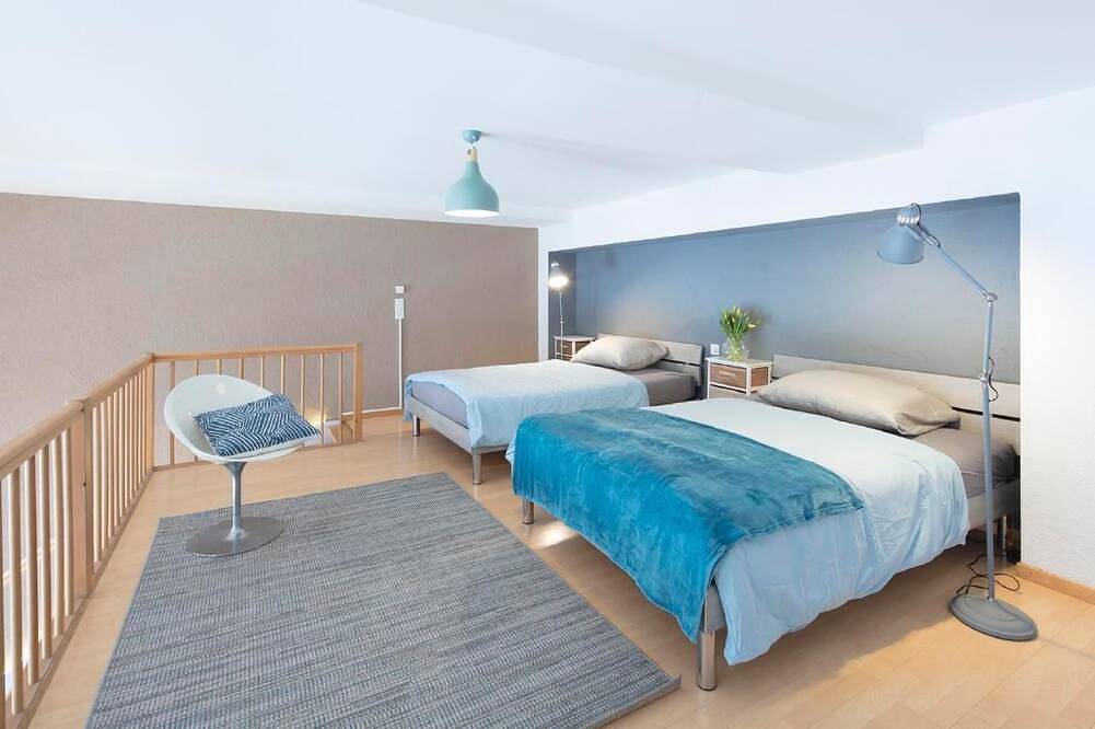 Apartamento entero, Apartamento de vacaciones Unterseen para 1 - 4 personas con 1 dormitorio - Apartamento in Interlaken, Lago de Thun