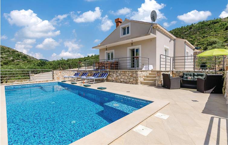 Casa vacanza per 6 persone, con piscina e terrazza, con animali domestici a Grad Dubrovnik