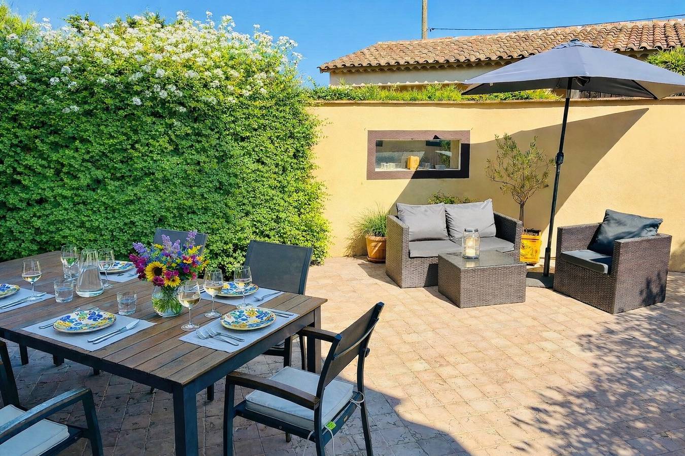 Ferienhaus 'Ferienhaus Grillons' mit Gemeinschaftspool, Wi-Fi und Klimaanlage in Saint-Tropez, Mittelmeerküste (Frankreich)
