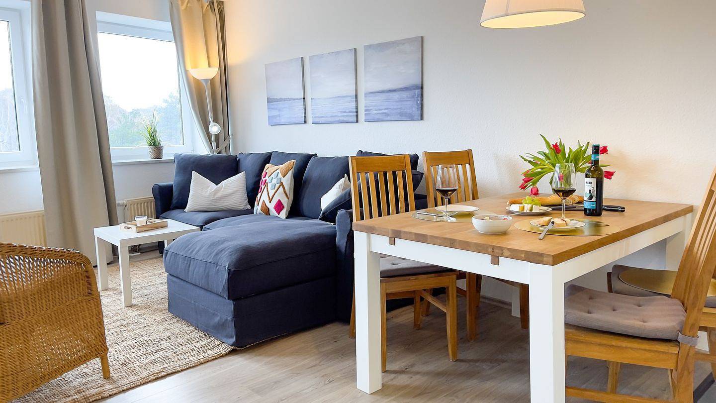 Ganze Wohnung, B3.2 - Familienfreundliche Ferienwohnung mit Balkon und Meerblick in Cuxhaven Sahlenburg in Sahlenburg Strand, Cuxhaven
