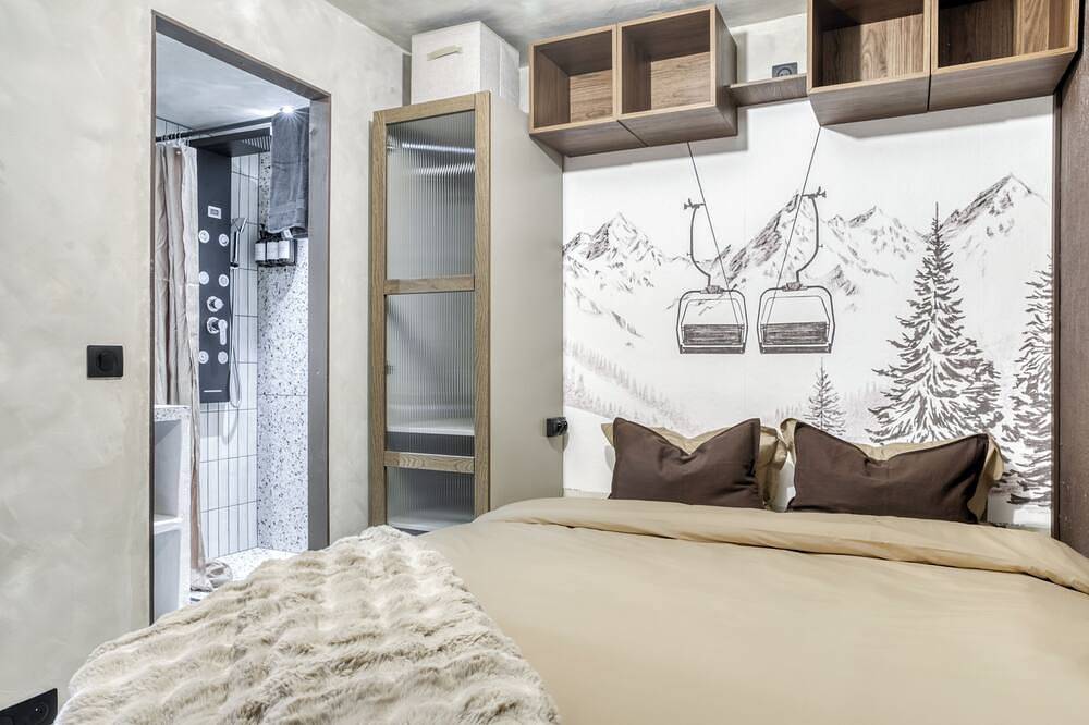 Entire apartment, Chic mountain apartment - Exceptional view in Cordon, Pays du Mont-Blanc