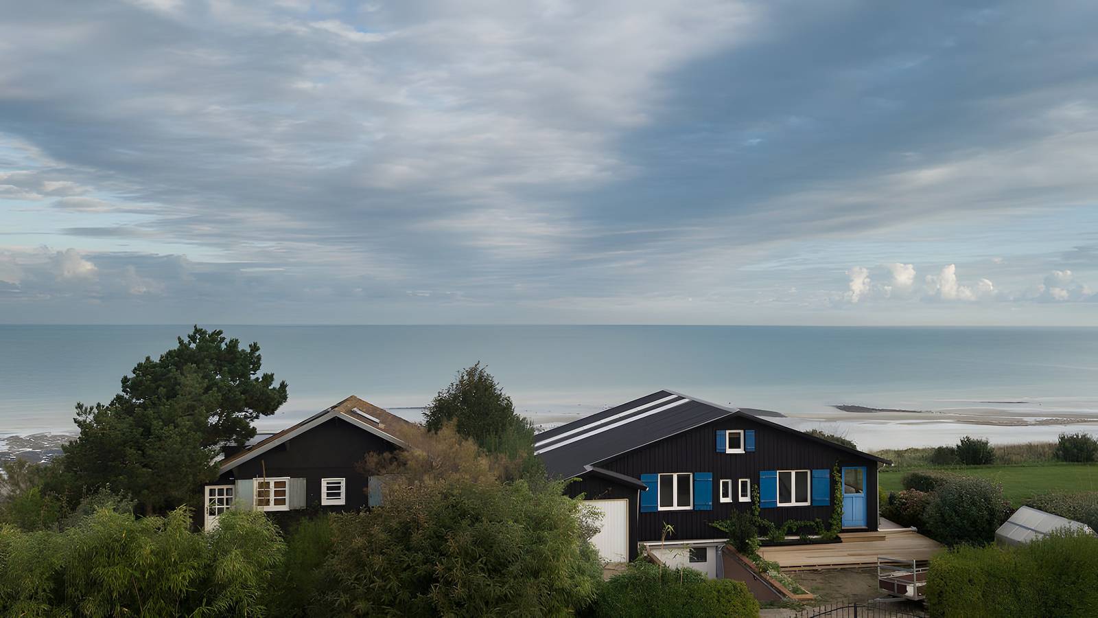 Casa vacacional «Quibervilla La Mer a 10 metros» con vistas al mar, terraza compartida y Wi-Fi in Quiberville, Región de Dieppe