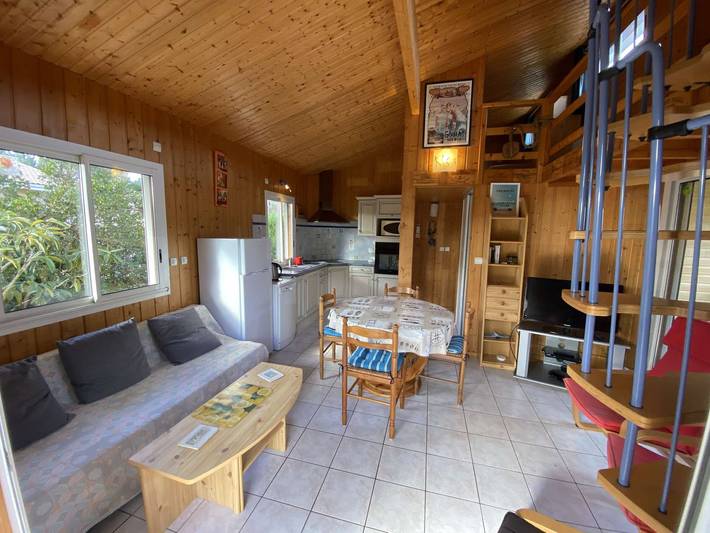 Chalet pour 4 personnes, avec piscine et terrasse en Gironde - 4