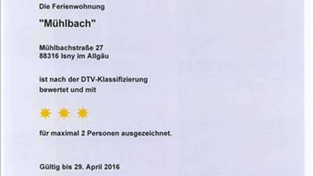 Ganze Ferienwohnung, Ferienwohnung für 2 Personen (35 m²) in Isny im Allgäu in Isny, Isny im Allgäu