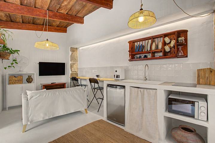 Appartement entier, Appartement de vacances « La Paredita Casa Acentejo » avec vue montagne, piscines et Wi-Fi in El Tanque, Tenerife du Nord