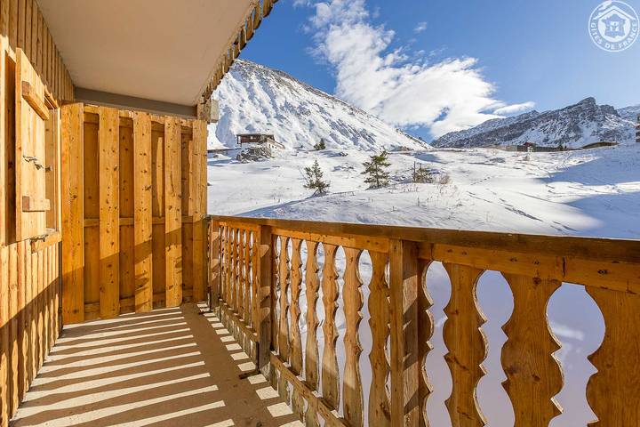 Chalet pour 3 personnes, avec balcon, animaux acceptés à Tignes - 2