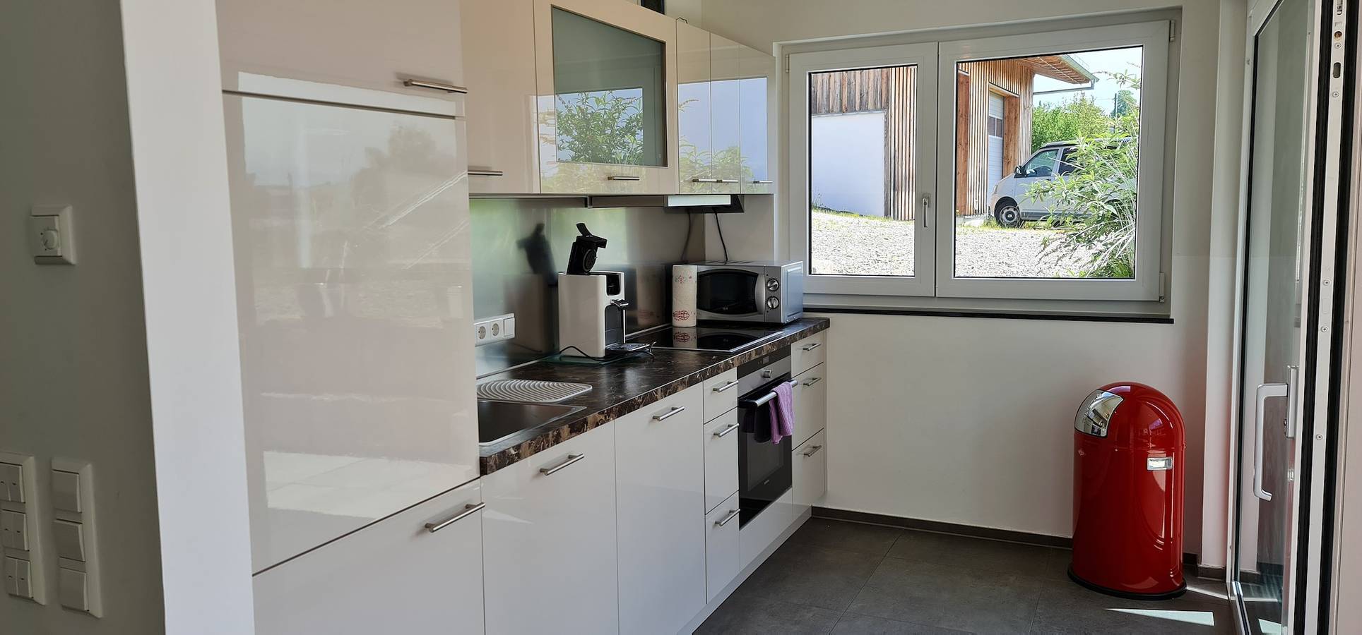 Ganze Wohnung, "Alpenblick 1 - Ferienwohnung" mit Bergblick, Wlan & Terrasse in Bodolz, Bayerisch Schwaben