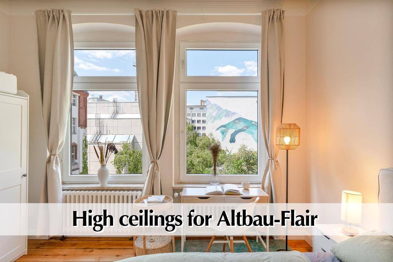 Ganze Wohnung, Calm City Escape - 75m2 Central Berlin Altbau-Apartment, 2Br, Smart-Tv, Garden in Berlin Innenstadt, Berlin