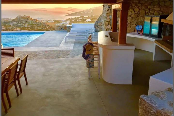 Villa mit pool für 7 Personen, mit Garten auf Mykonos - 4