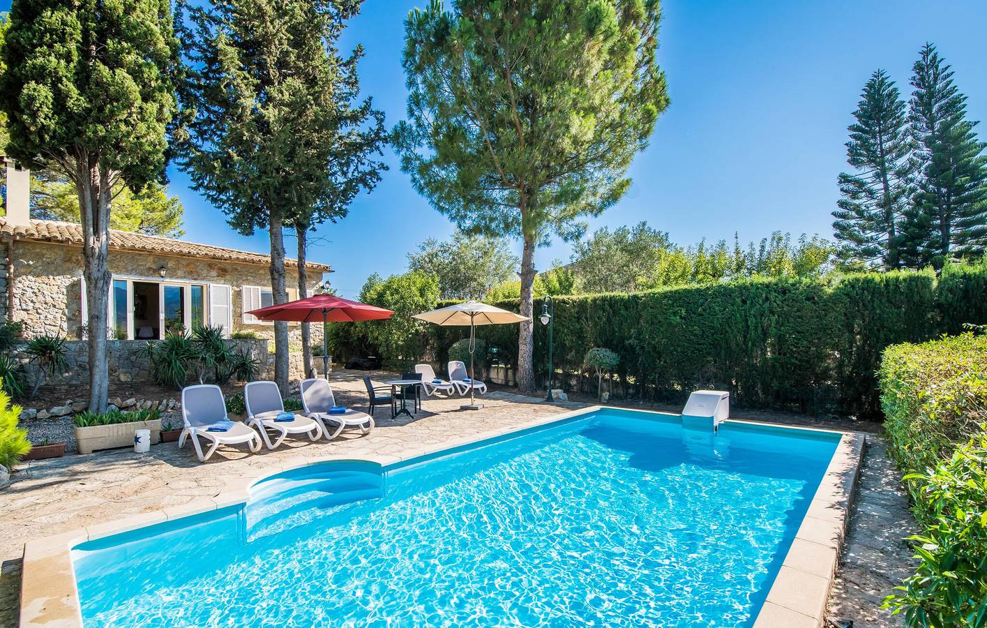 Acogedor apartamento con piscina, terraza y aire acondicionado cerca de Inca y Biniamar in Inca, Interior de Mallorca